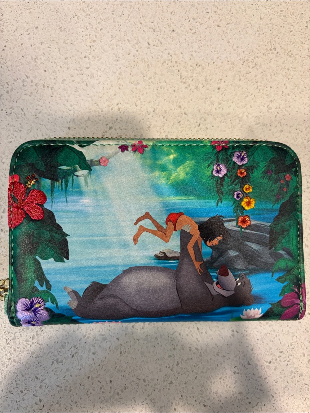 Disney Jungle Book Character Zip Wallet NWT